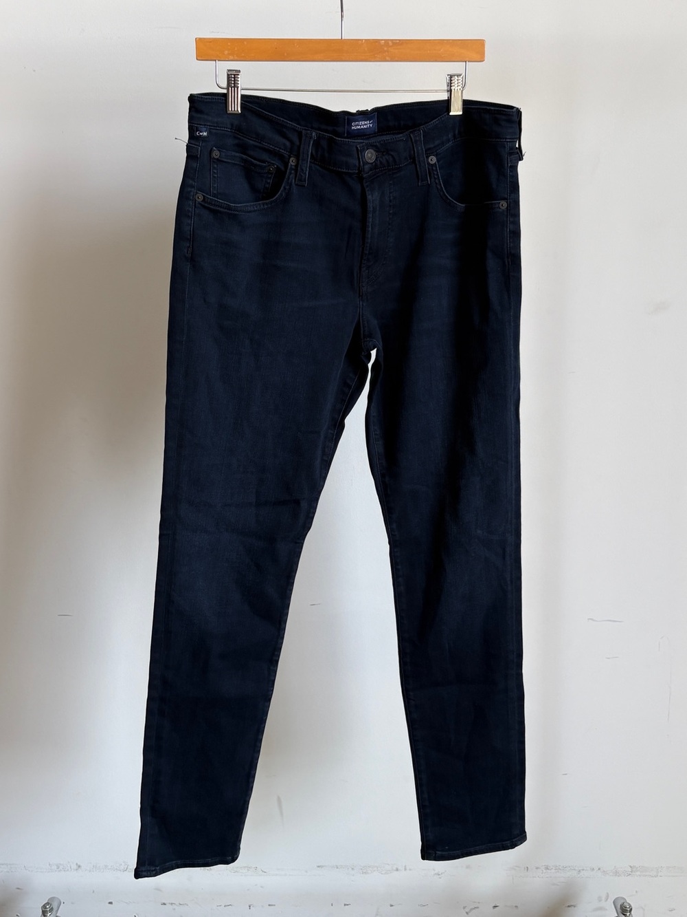 $238 NWOT Citizens Of Humanity “London” Slim Jeans in Dark Denim Sz 32